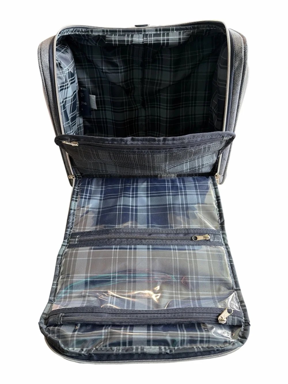 London Fog Men's Light Blue Toiletry Travel Bag